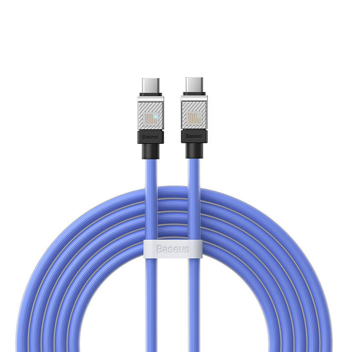 Cable USB-C to USB-C Baseus Cafule, 100W, 1m (black)
