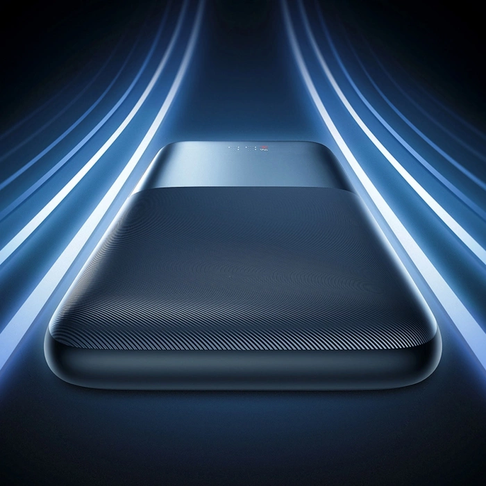 Baseus Bipow Pro Power Bank 10000mAh 20W schwarz mit USB Typ A - USB Typ C 3A 0,3m Kabel (PPBD040201)