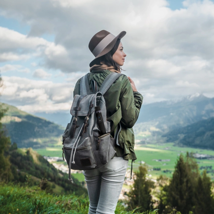 Selfie-Stick Wozinsky WRZP1 mit automatisch ausfahrbaren Beinen, Stativfunktion, 1,7m - schwarz
