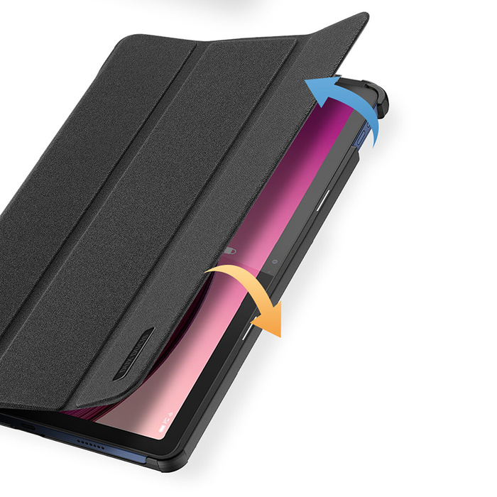 Dux Ducis Domo funda inteligente para dormir para tablet Lenovo Tab M10 de 10.6'' - negro