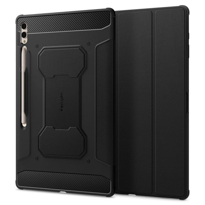 Cover Spigen Rugged Armor "pro" Galaxy Tab S8 Ultra / S9 Ultra 14.6 Nero Case