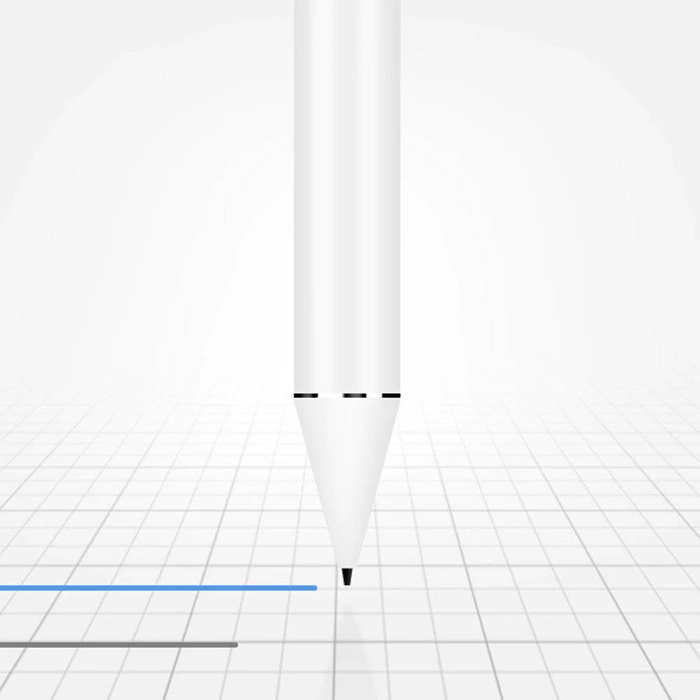 Kapacitné pero Cartinoe pre iPad s tenkým hrotom 1,5 mm biele