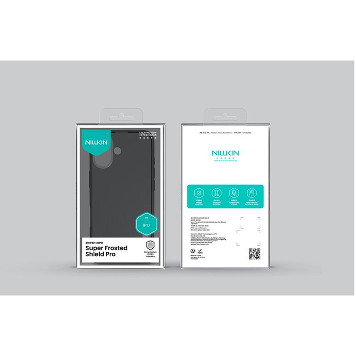 NILLKIN SUPER SHIELD PRO IPHONE 17 TRANSPARENT BLACK / PRZEŹROCZYSTY CZARNY