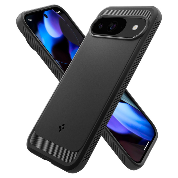 Cover Spigen Rugged Armor MATTE GOOGLE PIXEL 9 / 9 PRO NERO