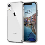 Telefontok SPIGEN iPhone XR Ultra Hybrid Clear Clear Case (átlátszó, átlátszó tok) 