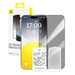Privacy Protection Tempered Glass Baseus Diamond iPhone 15