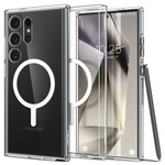 Funda Spigen Ultra Hybrid Onetap Ring MagSafe Samsung Galaxy S24 Ultra Blanco Case