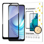 Wozinsky Tempered Glass Full Glue Super Tough Screen Protector Full Coveraged with Frame Case Friendly for Motorola Moto G50 black