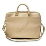 Guess Bag GUCB15PUSASLG 15 "gold / gold Saffiano Script