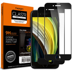 Tempered glass SPIGEN Glass fc 2-pack Iphone 7/8 / SE 2020 Black Black