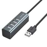 AWEI HUB CL-122 4xUSB-A / USB-A fekete / fekete