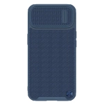 Nillkin Textured S Case etui iPhone 14 pancerny pokrowiec z osłoną na aparat niebieski