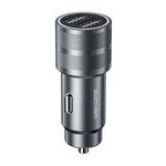 WK Design WP-C32 K Captain Series Dual USB fém autós töltő Fekete