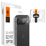 Spigen PROTEZIONE FOTOCAMERA OPTIK.TR "EZ FIT" PROTEZIONE FOTOCAMERA 2-PACK GOOGLE PIXEL 9 CRYSTAL CLEAR