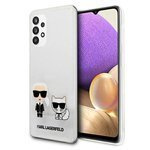 Case KARL LAGERFELD Samsung Galaxy A32 5G Karl & Choupette Clear Hardcase