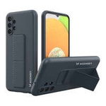 Telefontok Kickstand Case rugalmas szilikon állványvédő Samsung Galaxy A13 5G sötétkék