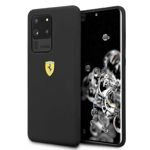 Telefontok FERRARI Samsung Galaxy S20 Ultra szilikon fekete tok