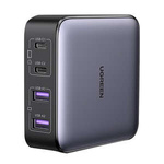 Töltő uGREEN CD327 Nexode hálózati kábel, 2x USB-C, 2x USB-A, GaN, 65W (szürke)
