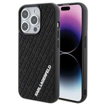 Etui Karl Lagerfeld KLHCP15L3DMKRLK iPhone 15 Pro 6.1" czarny/black hardcase 3D Rubber Multi Logo Case