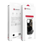 Etui na iPhone 16 PRO Forcell F-Protect Mirage zgodny z MagSafe Military Drop-Test black marble