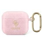 Case Guess GUA3UCG4GP AirPods 3 cover pink / pink Glitter Collection