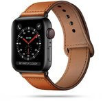 óraszíj TECH-PROTECT Leatherfit Apple Watch 1/2/3/4/5/6 (42/44 Mm) Barna Barna Barna