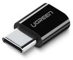 UGREEN US157 micro USB - USB-C adapter (fekete)