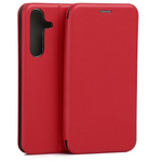Beline Etui Book Magnetic Samsung S25+   czerwony/red
