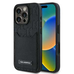 Etui Karl Lagerfeld iPhone 16 Pro Max 6.9" czarny/black hardcase Cardslots Monogram