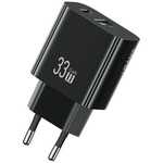 Ładowarka sieciowa USAMS CC317 T65 33W 1xUSB-C 1xUSB-A Fast Charging czarny
