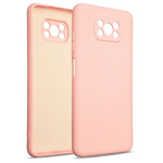 Beline Etui Silicone Xiaomi Poco X3różowo-złoty/rose gold