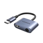 Ugreen CM231 USB-C to 3.5mm Audio Adapter with PD Grey