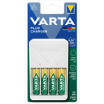 VARTA ładowarka PLUG CHARGER 57657 + 4 x bateria akumulatorowa R6 (AA) 2100mAh