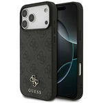 Etui Guess 4G Small Classic Logo MagSafe do iPhone 17 Pro Max czarny