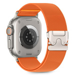 TECH-PROTECT NYLON CLASP APPLE WATCH 6 / 7 / 8 / 9 / 10 / SE / ULTRA 1 / 2 (44 / 45 / 46 / 49 MM) ORANGE