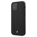 Telefontok BMW Apple iPhone 12 Mini Signature ülés BMHCP12STTBK Fekete kemény táska