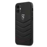 Telefontok FERRARI Apple iPhone 12 mini Off Track Steppelt fekete keménytokos táska