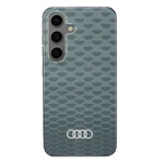 Audi IML Stitching Pattern MagSafe Case S24 S921 szary/gey hardcase AU-IMLMS24-Q5/D3-GY