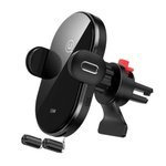 USAMS Induction holder 15W Automatic for a black ventilation grille