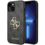 Etui Guess GUHCP15S4GMGGR iPhone 15 6.1" szary/grey hardcase 4G Big Metal Logo Case