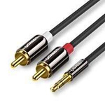 Ugreen 3,5 mm mini jack - 2RCA aucio cable 2 m black (AV116 10584)