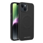 ROAR futerał LEATHER MAG kompatybilny z MagSafe do IPHONE 12 Pro Max Czarny