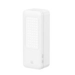 USAMS Multifunkcyjny uchwyt na telefon z lampą LED biały/white ZB26501 (US-ZB265)