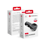 Ładowarka samochodowa Forcell F-Energy Carbon USB C QC3.0 PD 3A 20W CC50-1C czarna