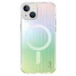 Etui UNIQ etui Coehl Linear iPhone 15 6.1" Magnetic Charging opal/iridescent Case