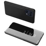 Cover Clear View Case per Oppo Find X5 Pro cover con patta nera