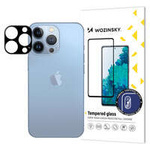 Vetro temperato 9H per iPhone 15 Pro Max Wozinsky Full Camera Glass - nero