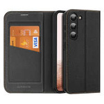 Custodia a portafoglio Dux Ducis Skin X2 per Samsung Galaxy S23 con supporto nero