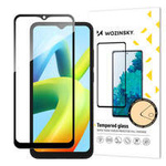 Wozinsky Full Glue Vetro temperato Vetro temperato per Xiaomi Redmi A2 / Redmi A1 9H Copertura a schermo intero con cornice nera