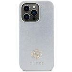 Guess GUHCP15SPS4DGPS iPhone 15 6,1" argento/argento durocase Strass Logo in metallo